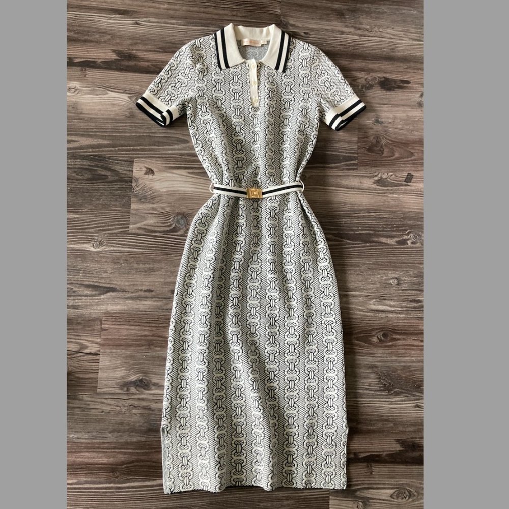 Tory Burch Gemini Link Sweater Dress
